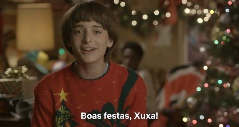 Stranger Things: Noah Schnapp manda recadinho de Natal para Xuxa