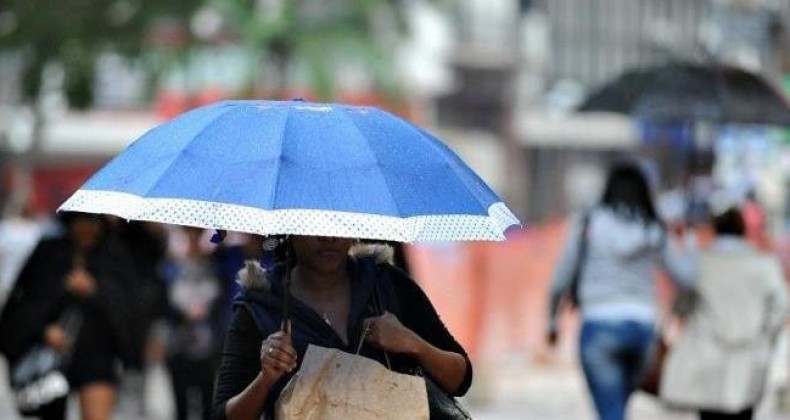 Segunda-feira será chuvosa em boa parte do Rio Grande do Sul