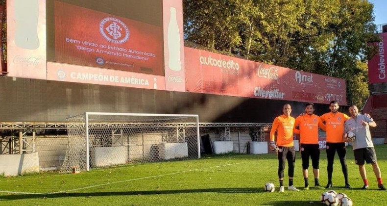 Inter faz treino fechado em Buenos Aires