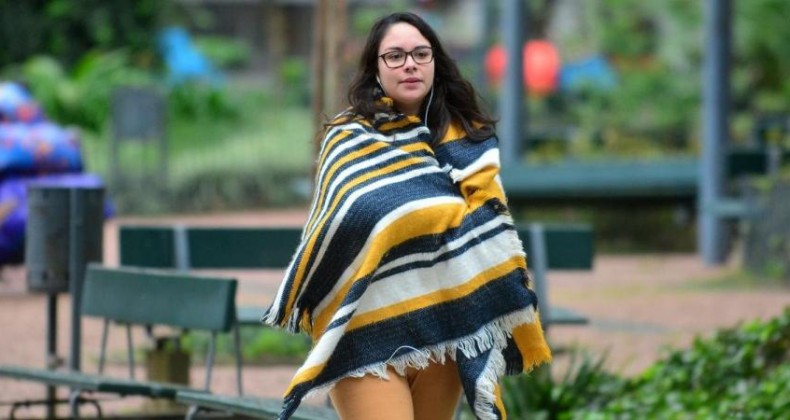 Massa de ar frio derruba as temperaturas nesta segunda-feira