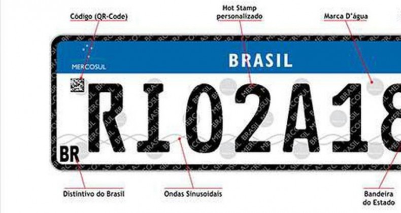 Prazo para uso obrigatório de placas do Mercosul começa nesta sexta