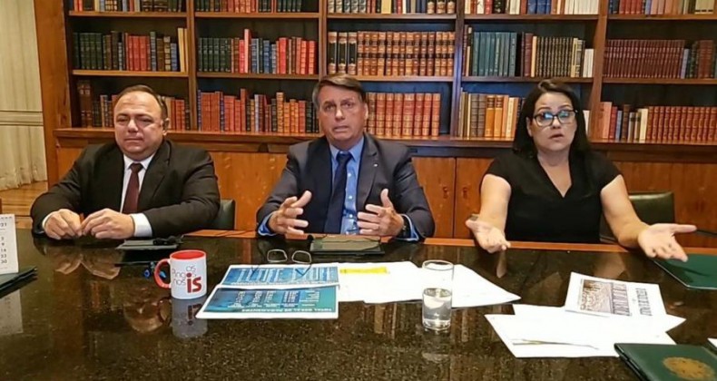 Bolsonaro diz que busca a conscientização contra a covid-19