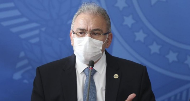 Marcelo Queiroga diz que meta do governo é vacinar 1 milhão por dia