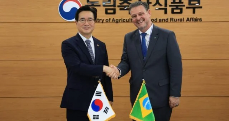 Fávaro visita Coreia para destacar produção sustentável brasileira